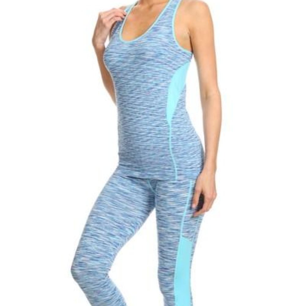 WOMEN'S SPACE DYE ACTIVE SET